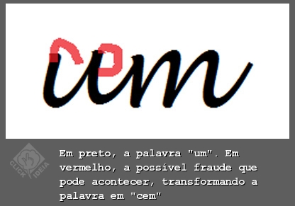 Qual o certo na hora de preencher o cheque ? Mil Reais , Hum Mil ou Um Mil  