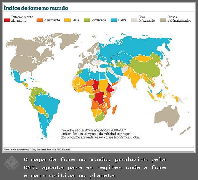 Mapa Da Fome No Mundo Na Africa Fome Severa Atinge Mais De 48,2